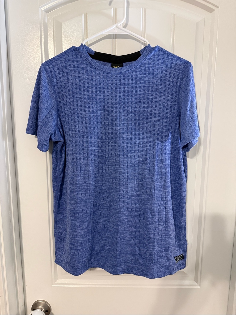 Athletic Works Kids’ Heathered Royal Blue Short Sleeve Performance Tee